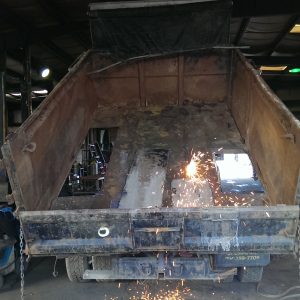 Welding Fabrication St. Louis Lawn Care Truck bed